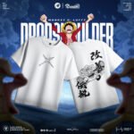 Luffy Gear 5 SPECIAL EDITION WHITE DROPSHOULDER