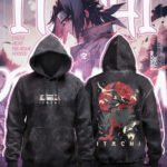 ITACHI UCHIHA PREMIUM ACIDWASH HOODIE