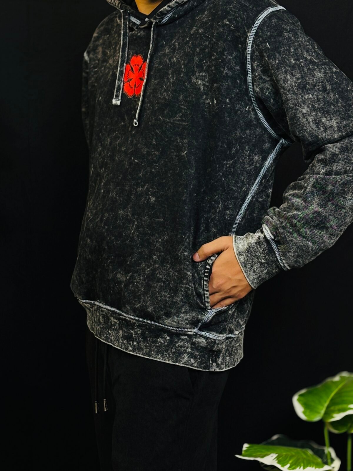 BLACK CLOVER PREMIUM ACIDWASH HOODIE - Image 4