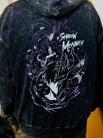 SOLO LEVELING-JINHO PREMIUM ACIDWASH HOODIE - Image 4