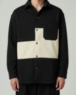 Premium Shirt - Black and Cream - Image 2