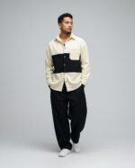 Premium Shirt - Cream and Black - Image 2