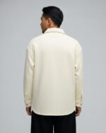 Premium Shirt - Cream and Black - Image 3